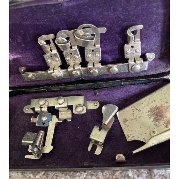 Greist Sewing Attachments Boxes Misc Pieces Singer YDK Foot Control YC-482 Japan - Picture 5 of 16